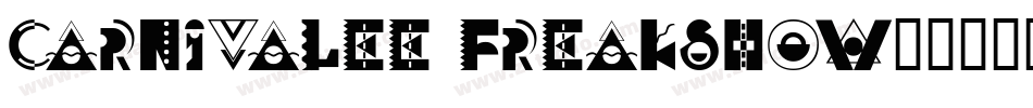Carnivalee Freakshow字体转换